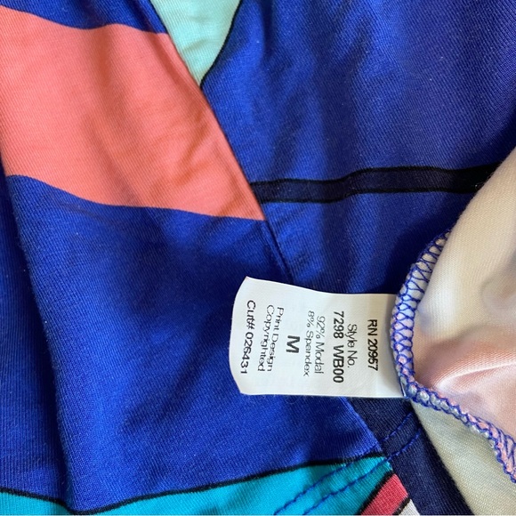Tori Richard Honolulu Hawaii Geometric Multicolor Dress size M - Picture 8 of 8